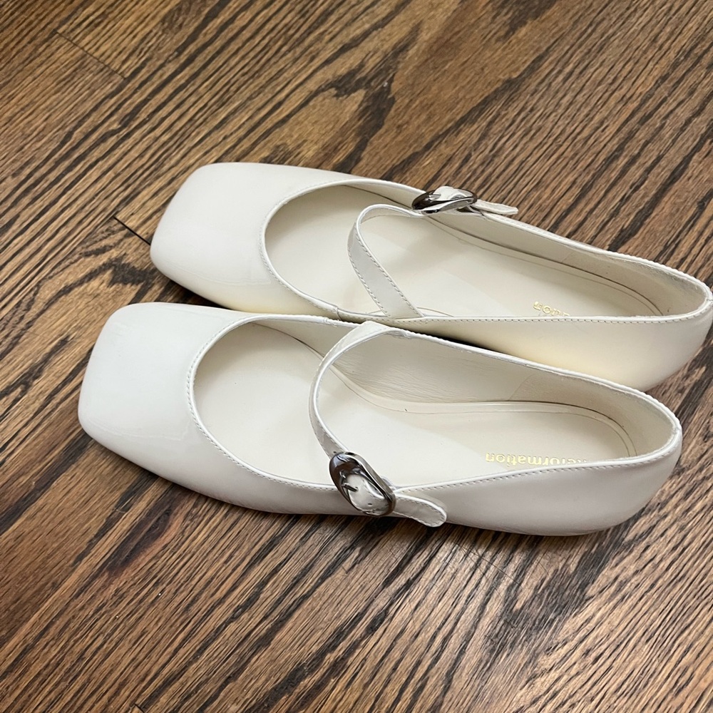 Reformation mary jane flats NWT